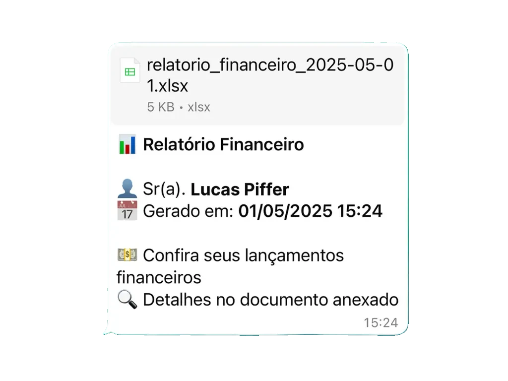 Ilustração sobre relatórios personalizados no WhatsApp com Elio